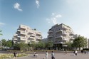 Darstellung des zukünftigen Gemeindebaus in der Bernoullistraße 2