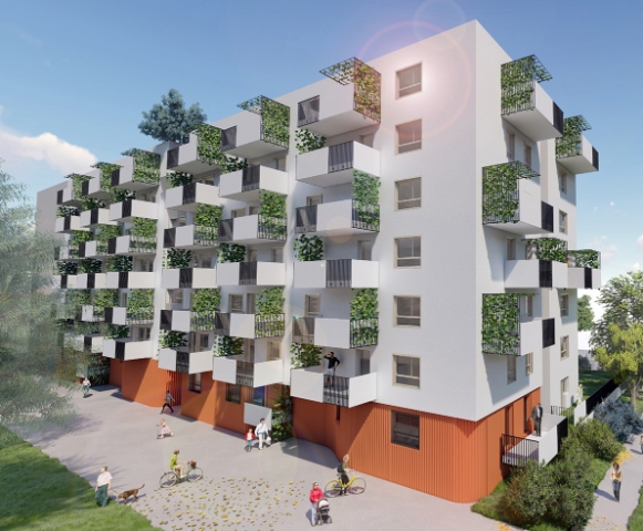 Vorzeigeprojekt in Floridsdorf verbindet sozialen Wohnraum und Naturnähe